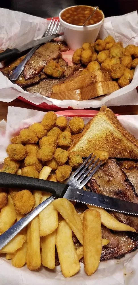 Brisket Okra and Potato Salad